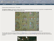 Tablet Screenshot of burtwallpapers.com